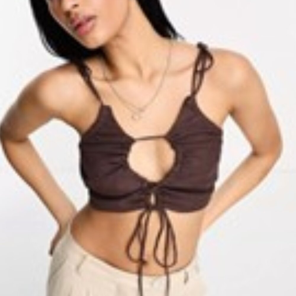 ASOS Brown Crop Top